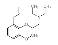 2-Diethylaminoethoxy-3-allylanisol结构式