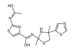 4-Thiazolecarboxamide,2-(acetylamino)-N-(2,4-dimethyl[4,5-bithiazol]-2-yl)-(9CI) structure