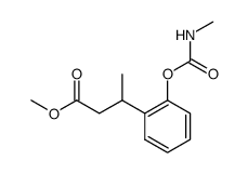 3-(o-N-Methylcarbamoyloxyphenyl)buttersaeuremethylester结构式