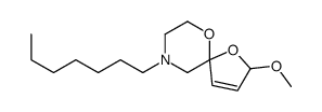 7-heptyl-2-methoxy-1,10-dioxa-7-azaspiro[4.5]dec-3-ene Structure