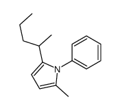 2-methyl-5-pentan-2-yl-1-phenylpyrrole Structure
