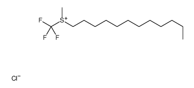 dodecyl-methyl-(trifluoromethyl)sulfanium,chloride Structure