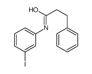 N-(3-iodophenyl)-3-phenyl-propanamide structure