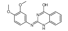 2-(3,4-dimethoxyanilino)-1H-quinazolin-4-one Structure