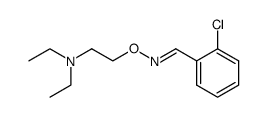 2-Chloro-benzaldehyde O-(2-diethylamino-ethyl)-oxime结构式