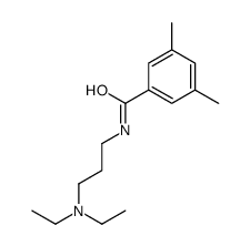 N-[3-(diethylamino)propyl]-3,5-dimethylbenzamide结构式