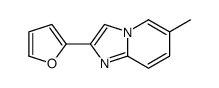 2-(furan-2-yl)-6-methylimidazo[1,2-a]pyridine结构式