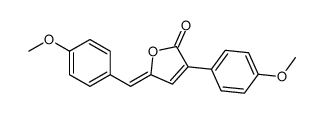 3-(4-methoxyphenyl)-5-[(4-methoxyphenyl)methylidene]furan-2-one结构式