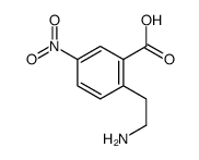 2-(2-aminoethyl)-5-nitrobenzoic acid Structure