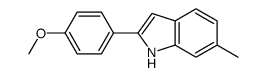 2-(4-methoxyphenyl)-6-methyl-1H-indole Structure