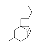 5-butyl-3-methyl-8-oxabicyclo[3.2.1]octane结构式