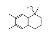 1,6,7-trimethyl-3,4-dihydro-2H-naphthalen-1-ol结构式
