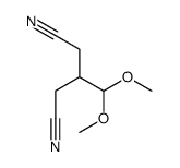 3-(dimethoxymethyl)pentanedinitrile Structure