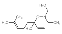 N-(3,7-dimethylocta-1,6-dien-3-yloxy)-N-ethyl-ethanamine Structure