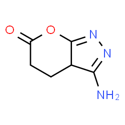 Pyrano[2,3-c]pyrazol-6(3aH)-one,3-amino-4,5-dihydro- structure