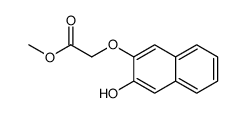 methyl 2-(3-hydroxynaphthalen-2-yl)oxyacetate Structure