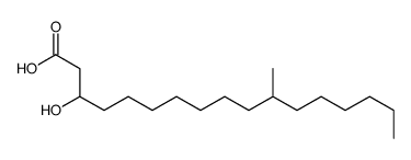 3-hydroxy-11-methylheptadecanoic acid Structure