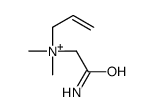 (2-amino-2-oxoethyl)-dimethyl-prop-2-enylazanium Structure