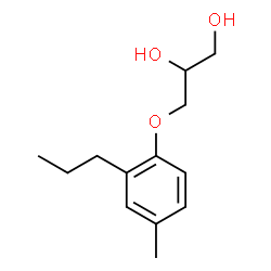 3-(2-Propyl-p-tolyloxy)-1,2-propanediol Structure