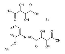 o-Anisidine antimonyl tartrate Structure