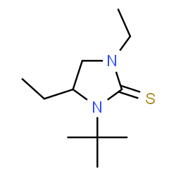 2-Imidazolidinethione,3-(1,1-dimethylethyl)-1,4-diethyl-(9CI)结构式