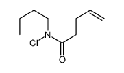 N-butyl-N-chloropent-4-enamide Structure