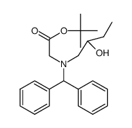 [benzhydryl-(2-hydroxybutyl)amino]acetic tert-butyl ester Structure