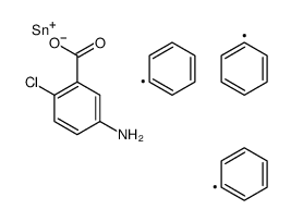 triphenylstannyl 5-amino-2-chlorobenzoate Structure