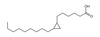 6-(2-nonylcyclopropyl)hexanoic acid结构式