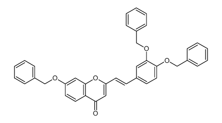 7,3',4'-tribenzyloxy-2-styrylchromone结构式