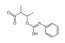 N-Phenylcarbamic acid 1-methyl-2-nitropropyl ester结构式