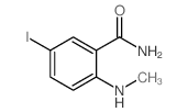5-Iodo-2-(methylamino)benzamide Structure