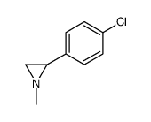 1-methyl-2-(4-chlorophenyl)aziridine结构式