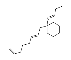 N-(1-octa-2,7-dienylcyclohexyl)propan-1-imine Structure