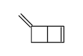 5-methylidenebicyclo[2.2.0]hex-2-ene Structure