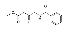 methyl 4-(N-benzoyl)amino-3-oxobutanoate Structure