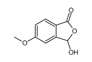 3-hydroxy-5-methoxy-3H-isobenzofuran-1-one结构式