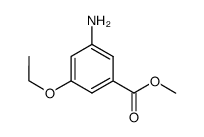 3-氨基-5-乙氧基苯甲酸甲酯结构式