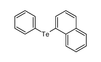 1-phenyltellanylnaphthalene结构式