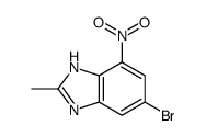6-BROMO-2-METHYL-4-NITRO-1H-BENZO[D]IMIDAZOLE structure