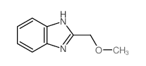 (9ci)-2-(甲氧基甲基)-1H-苯并咪唑结构式