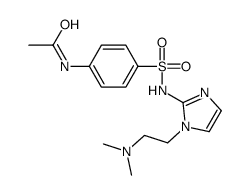 Acetamide, N-(4-(((1-(2-(dimethylamino)ethyl)-1H-imidazol-2-yl)amino)s ulfonyl)phenyl)-结构式