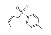 (Z)-1-(but-2-ene-1-sulfonyl)-4-methylbenzene结构式