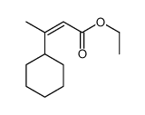 ethyl 3-cyclohexylbut-2-enoate Structure