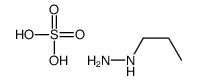 hydrogen sulfate,propylaminoazanium Structure