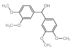 Benzenemethanol, a-(3,4-dimethoxyphenyl)-3,4-dimethoxy- Structure
