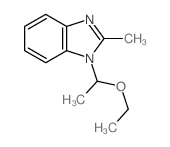 1-(1-ethoxyethyl)-2-methyl-benzoimidazole Structure