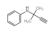 N-(2-methylbut-3-yn-2-yl)aniline Structure