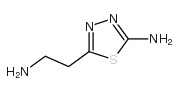 5-(2-aminoethyl)-1,3,4-thiadiazol-2-amine dihydrochloride(SALTDATA: 2HCl) structure