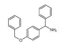 alpha-(4-苄氧基苯基)苄胺结构式